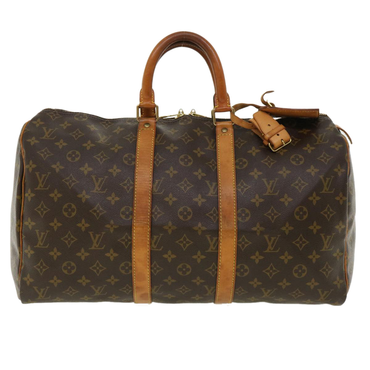 LOUIS VUITTON Monogram Keepall 45 Boston Bag M41428 LV Auth 36643