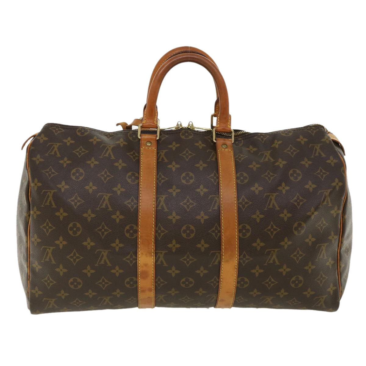 LOUIS VUITTON Monogram Keepall 45 Boston Bag M41428 LV Auth 36643