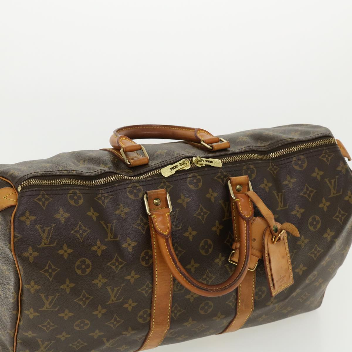 LOUIS VUITTON Monogram Keepall 45 Boston Bag M41428 LV Auth 36643