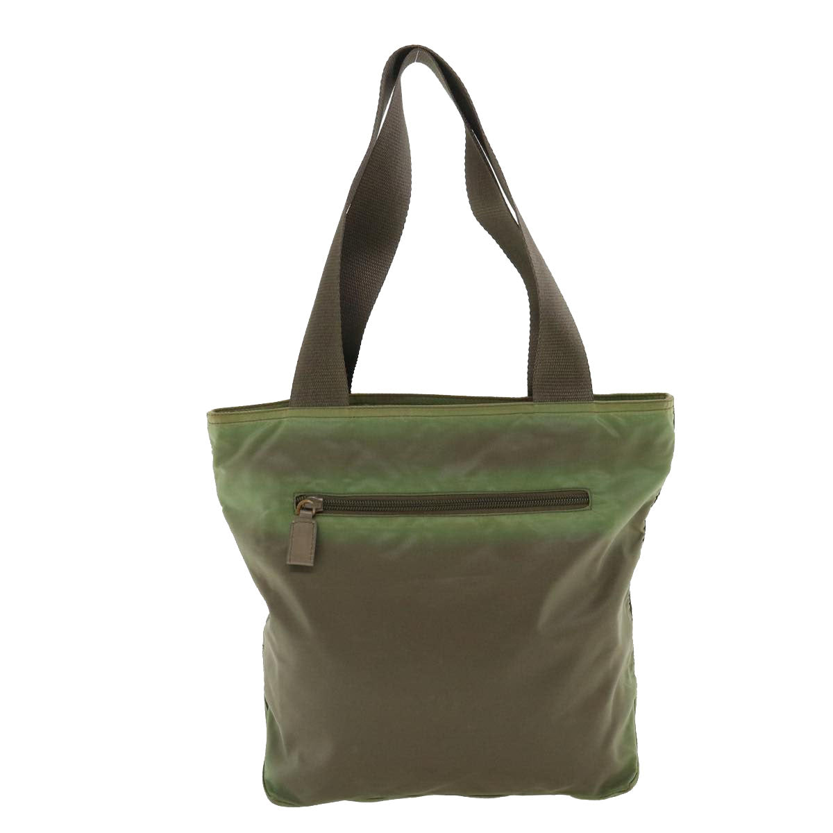 PRADA Shoulder Bag Nylon Khaki Auth 36647 - 0
