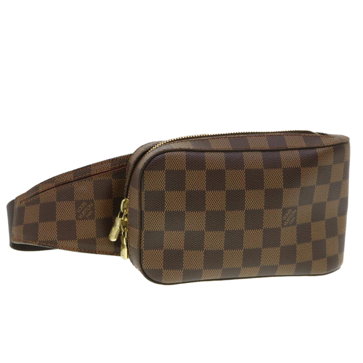 LOUIS VUITTON Damier Ebene Geronimos Shoulder Bag N51994 LV Auth 36659