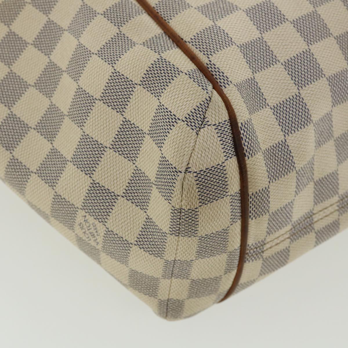 LOUIS VUITTON Damier Azur Totally PM Tote Bag N41280 LV Auth 36660