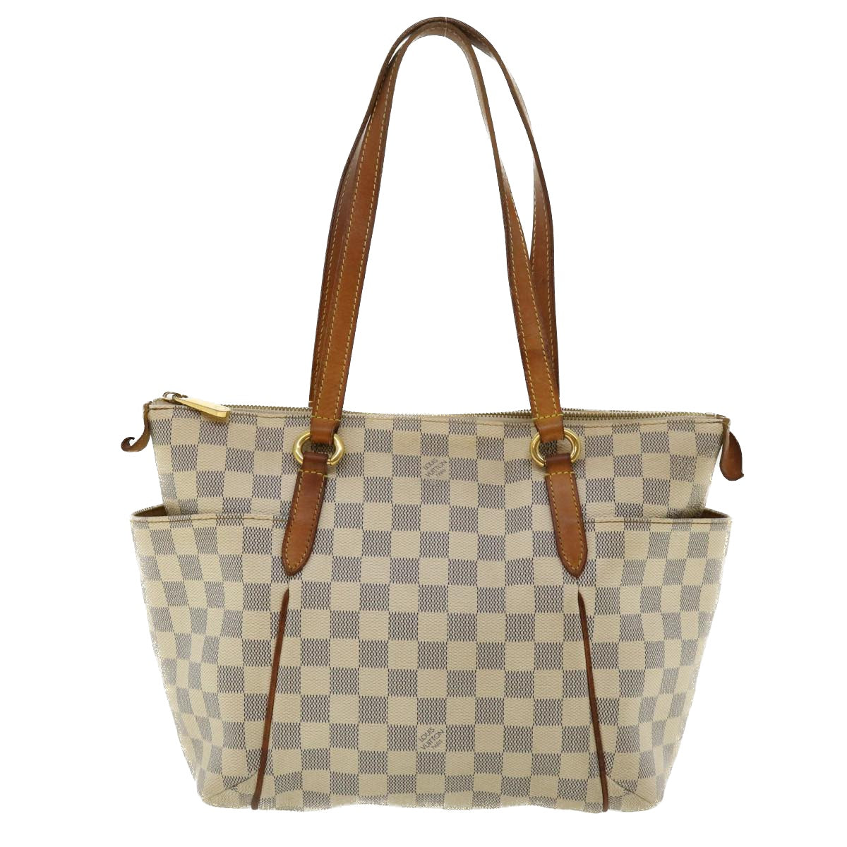 LOUIS VUITTON Damier Azur Totally PM Tote Bag N41280 LV Auth 36660