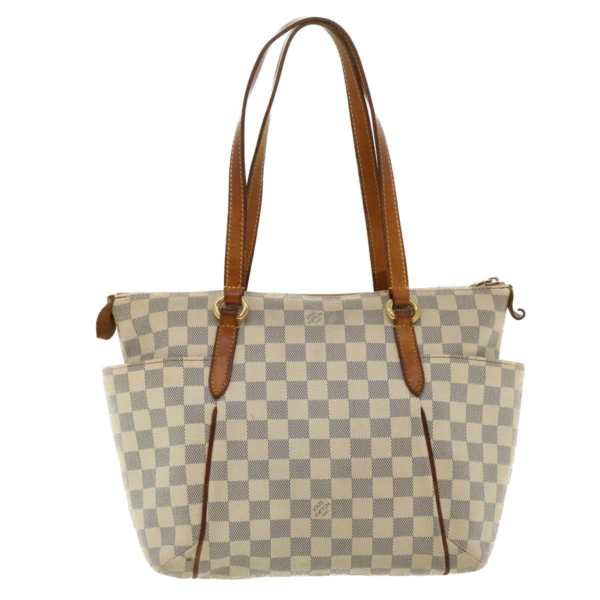 LOUIS VUITTON Damier Azur Totally PM Tote Bag N41280 LV Auth 36660