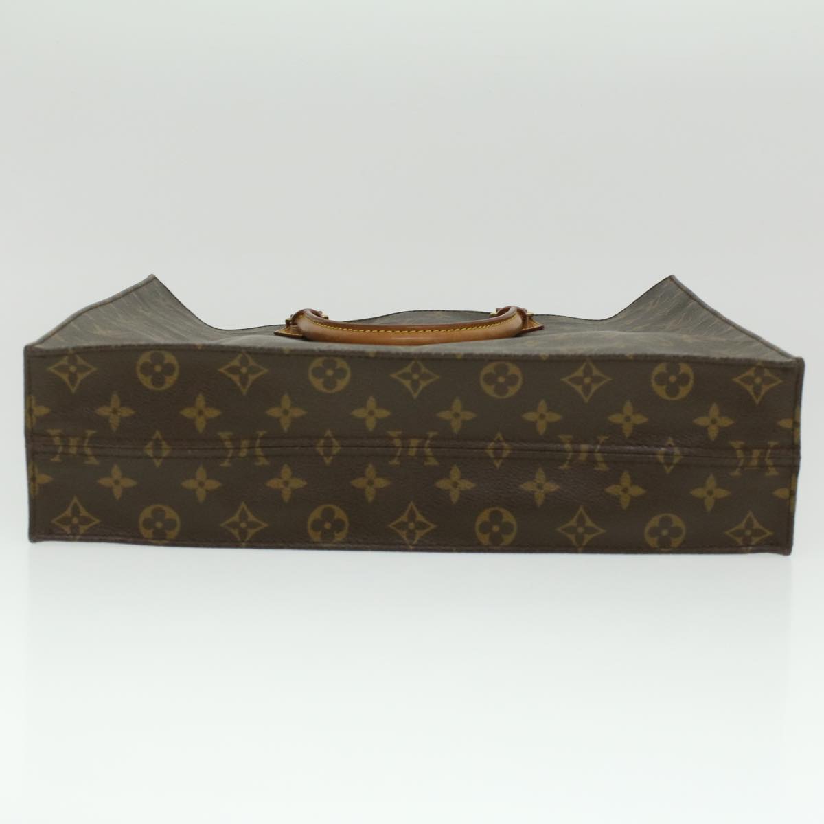 LOUIS VUITTON Monogram Sac Plat Hand Bag M51140 LV Auth 36698