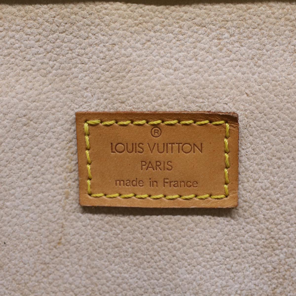 LOUIS VUITTON Monogram Sac Plat Hand Bag M51140 LV Auth 36698