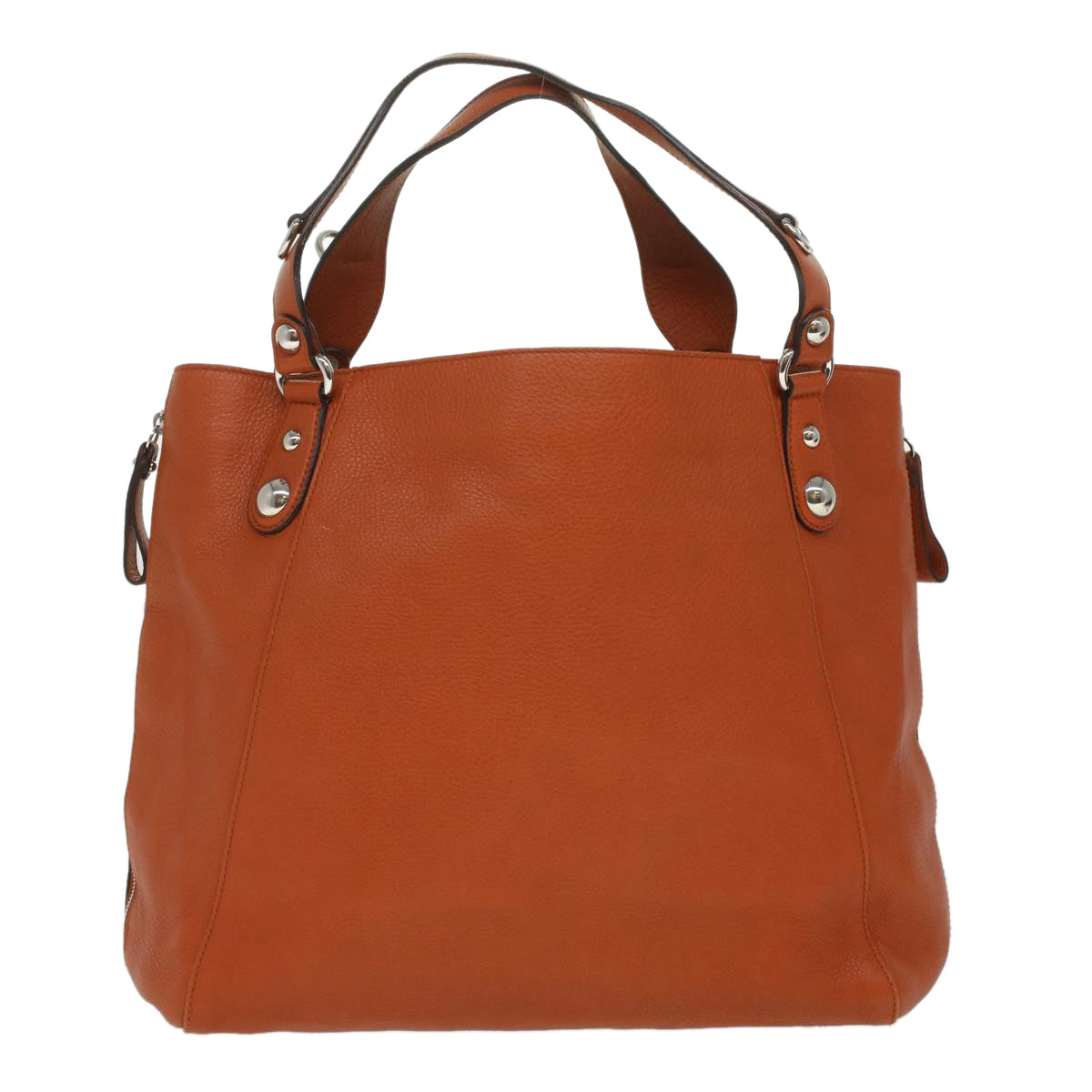 GUCCI Shoulder Bag Leather Orange Brown 232952 Auth 36699 - 0