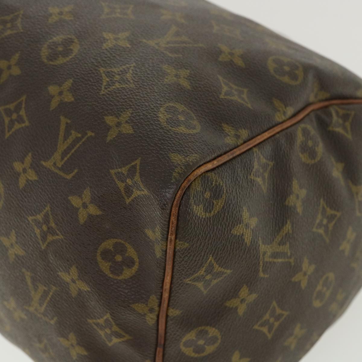 LOUIS VUITTON Monogram Speedy 35 Hand Bag Vintage M41524 LV Auth 36722