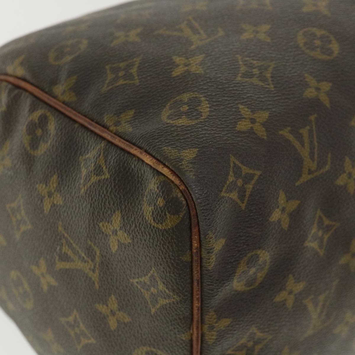 LOUIS VUITTON Monogram Speedy 35 Hand Bag Vintage M41524 LV Auth 36722