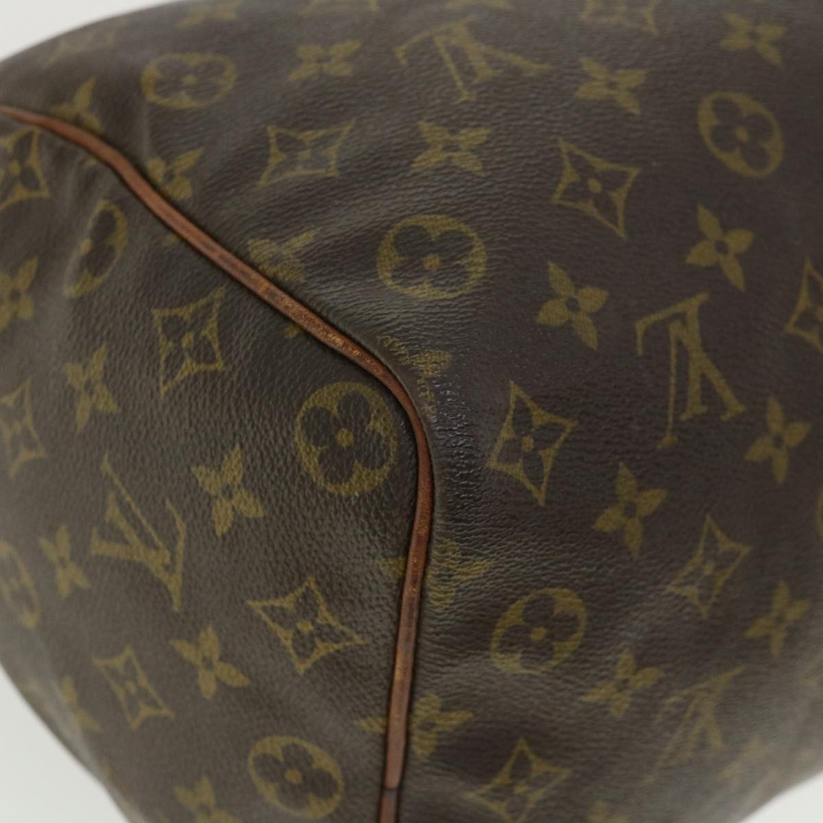 LOUIS VUITTON Monogram Speedy 35 Hand Bag Vintage M41524 LV Auth 36722