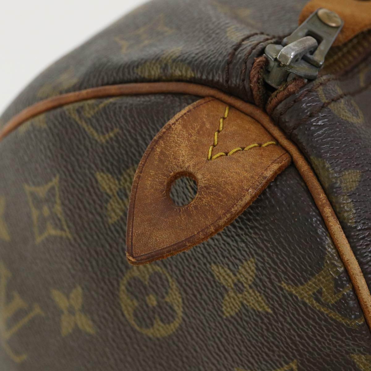 LOUIS VUITTON Monogram Speedy 35 Hand Bag Vintage M41524 LV Auth 36722