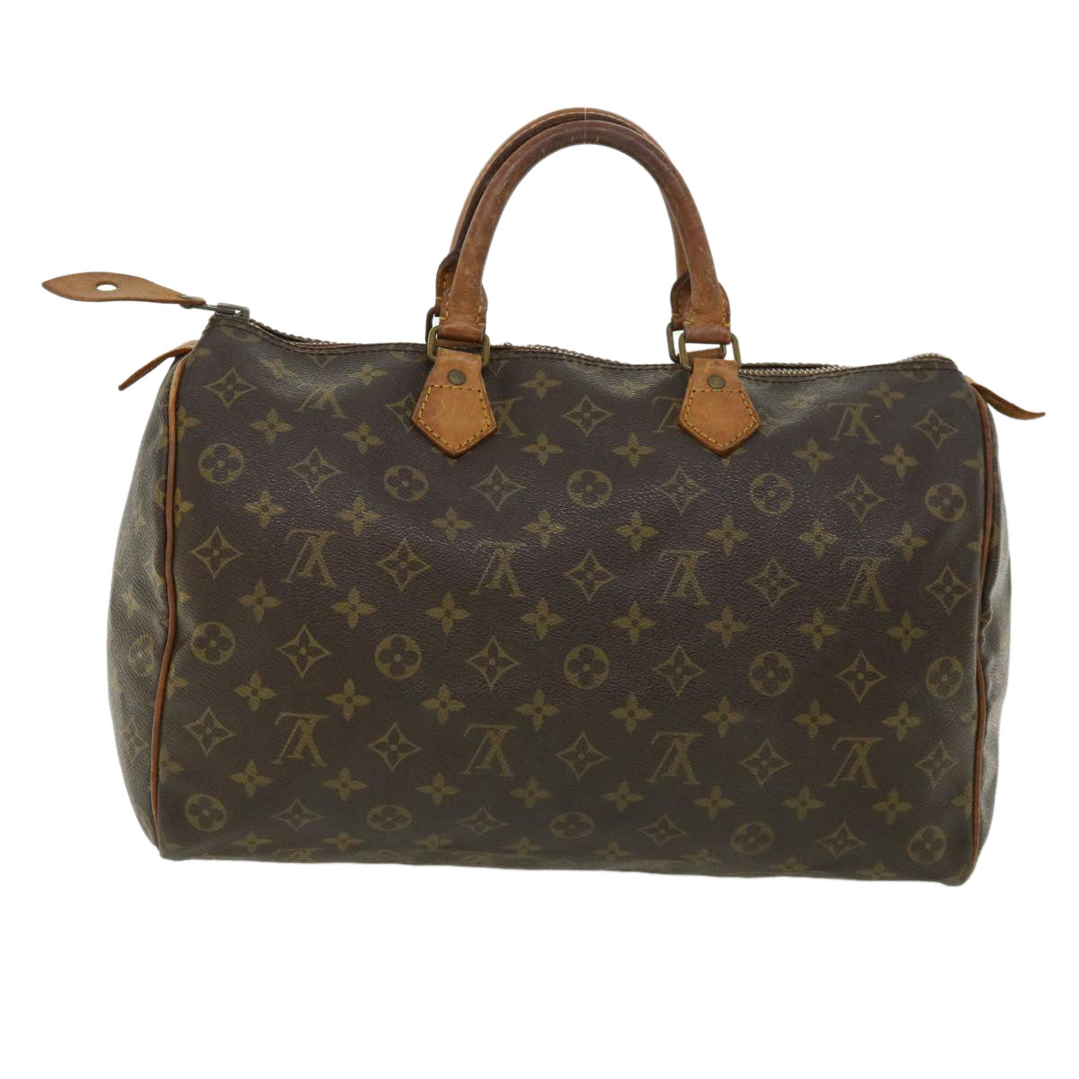 LOUIS VUITTON Monogram Speedy 35 Hand Bag Vintage M41524 LV Auth 36722 - 0