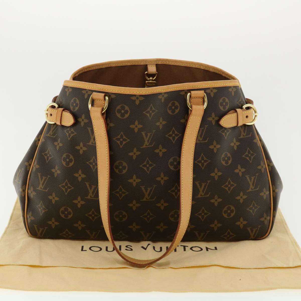 LOUIS VUITTON Monogram Batignolles Horizontal Tote Bag M51154 LV Auth 36747