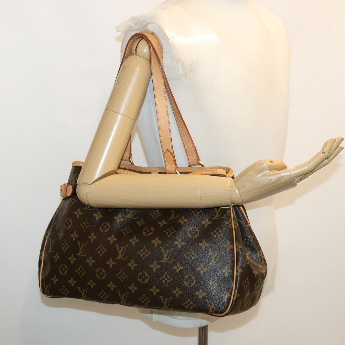 LOUIS VUITTON Monogram Batignolles Horizontal Tote Bag M51154 LV Auth 36747