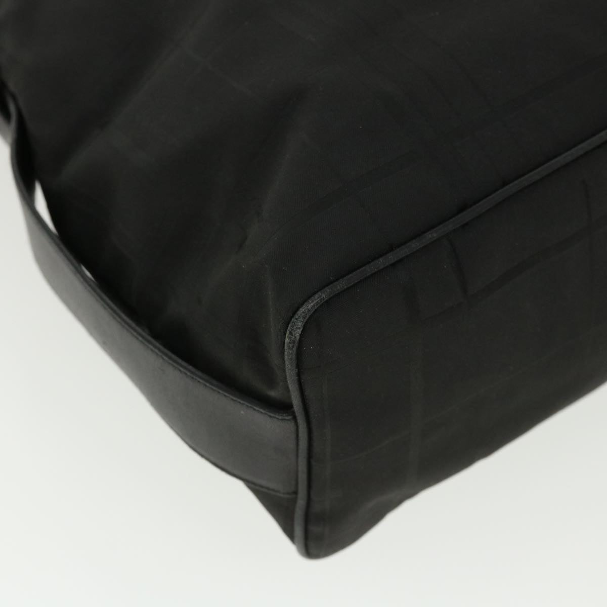 Salvatore Ferragamo Shoulder Bag Nylon Black Auth 36752