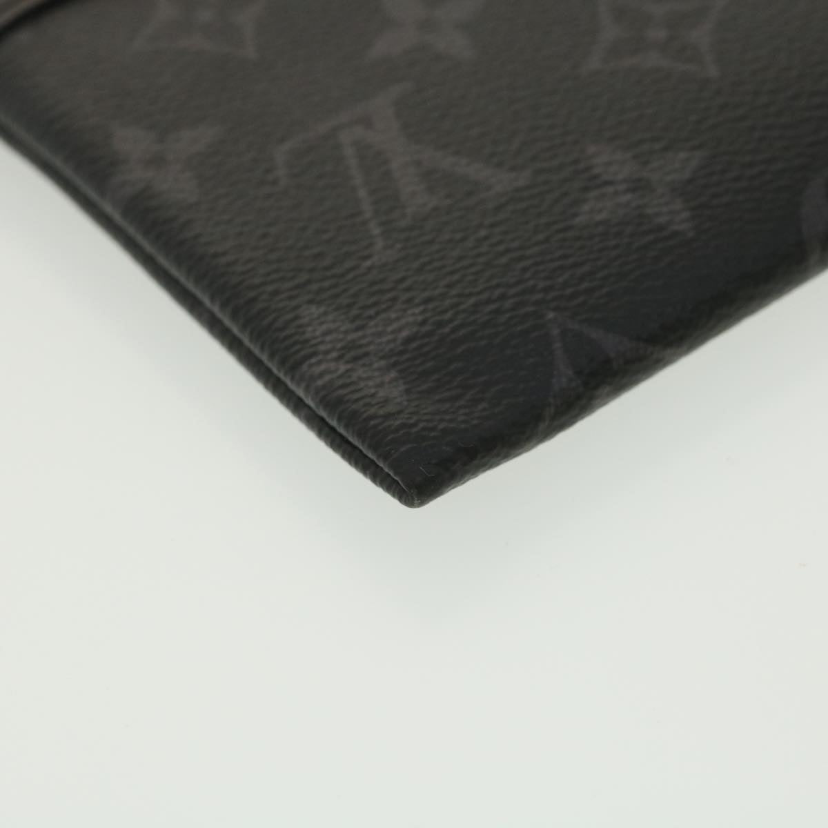 LOUIS VUITTON Monogram Eclipse Pochette Discovery PM Clutch Bag M44323 LV 36766