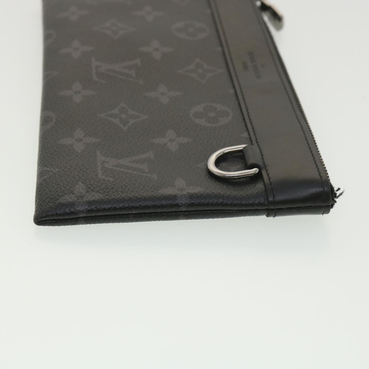 LOUIS VUITTON Monogram Eclipse Pochette Discovery PM Clutch Bag M44323 LV 36766