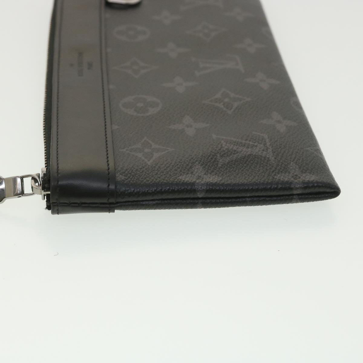 LOUIS VUITTON Monogram Eclipse Pochette Discovery PM Clutch Bag M44323 LV 36766