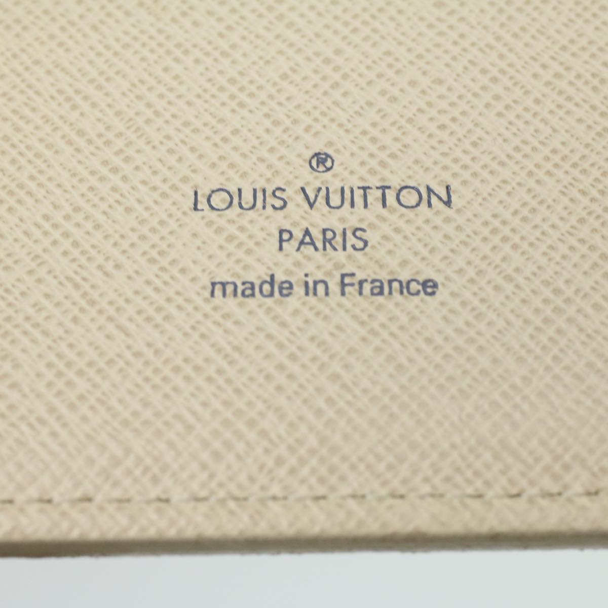 LOUIS VUITTON Damier Azur Agenda GM Day Planner Cover R20708 LV Auth 36775A