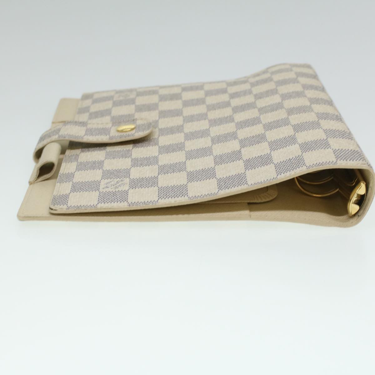 LOUIS VUITTON Damier Azur Agenda GM Day Planner Cover R20708 LV Auth 36775A