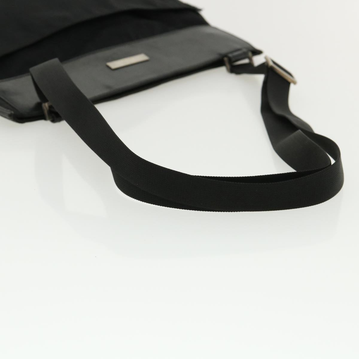 GUCCI Shoulder Bag Nylon Black Auth 36785