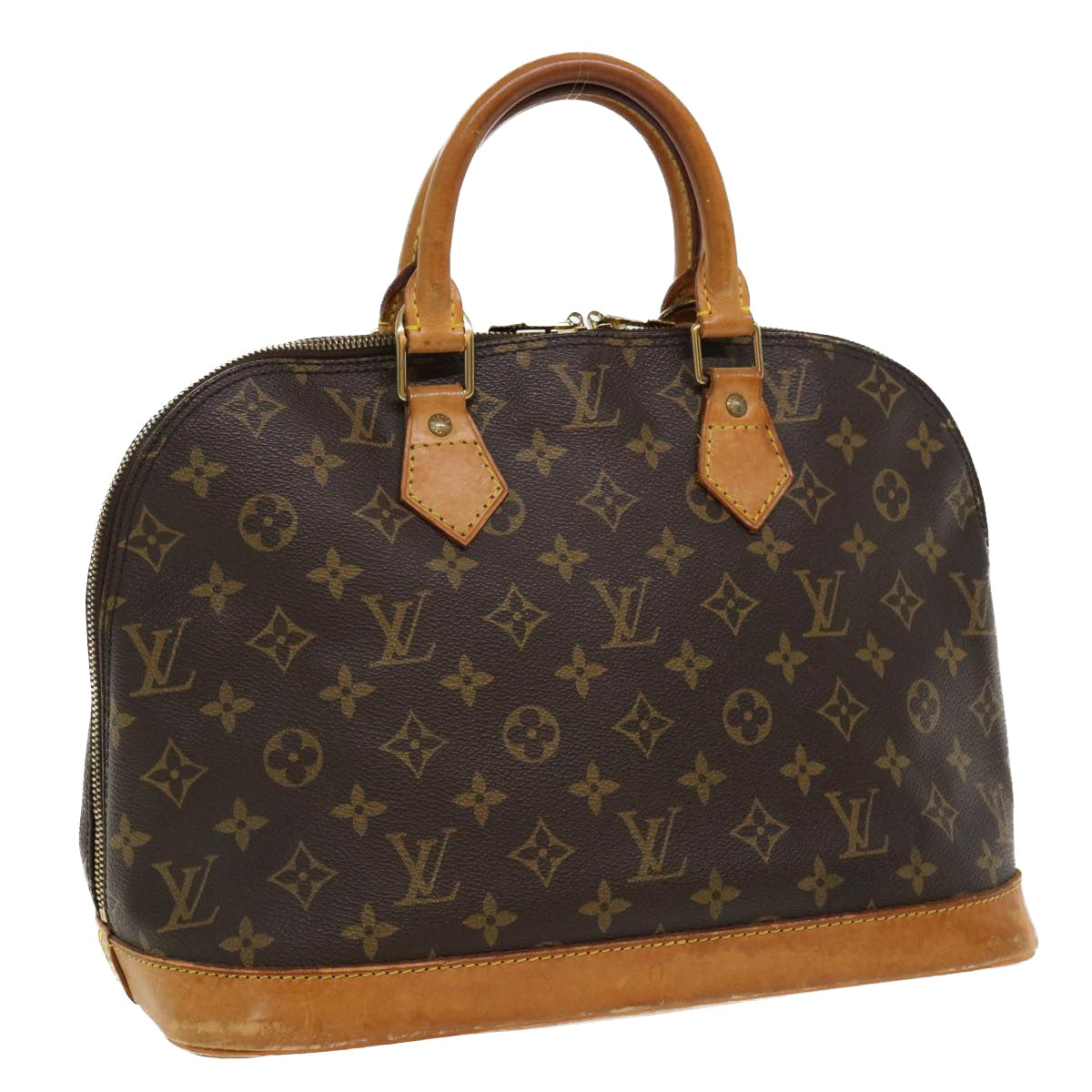 LOUIS VUITTON Monogram Alma Hand Bag M51130 LV Auth 36800