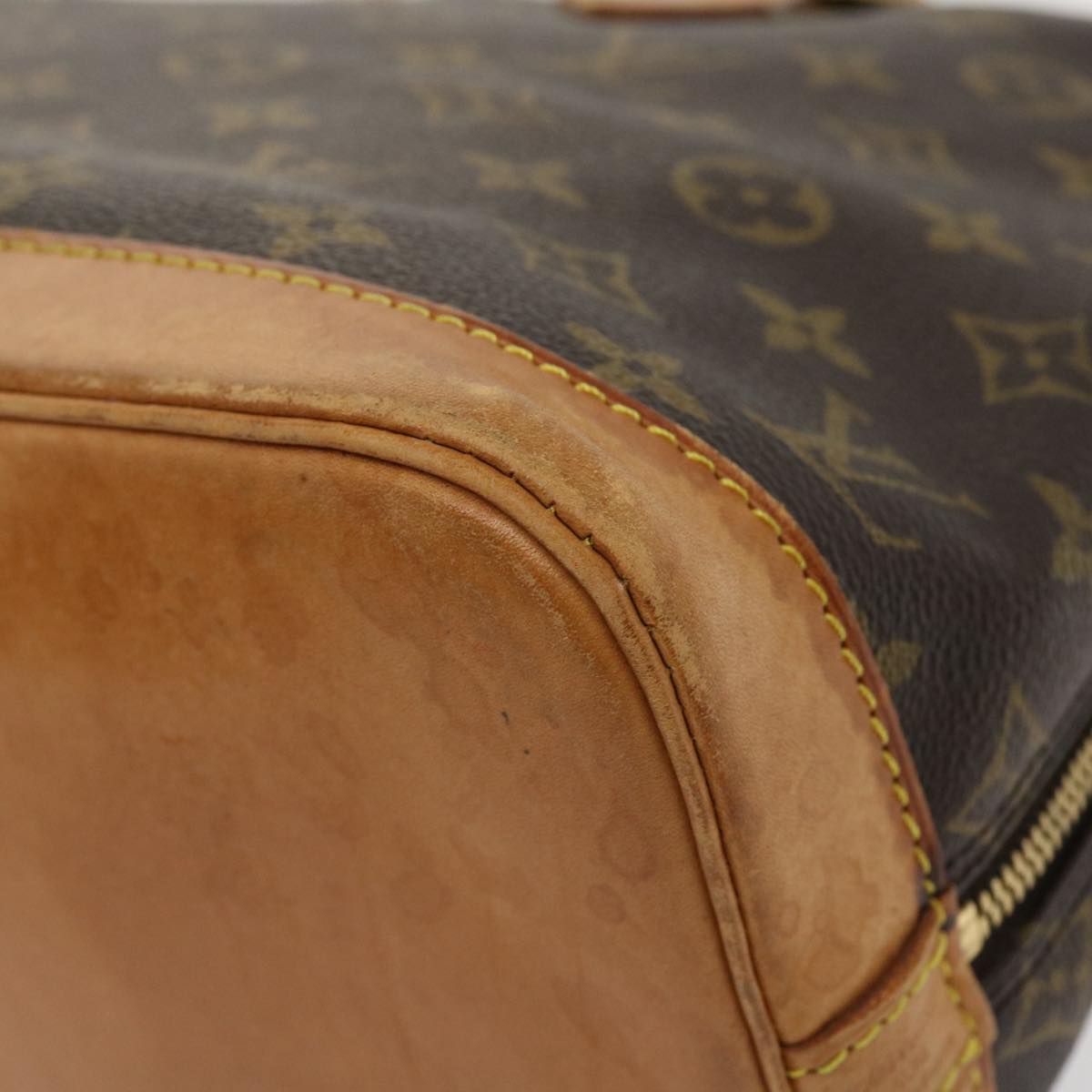 LOUIS VUITTON Monogram Alma Hand Bag M51130 LV Auth 36800