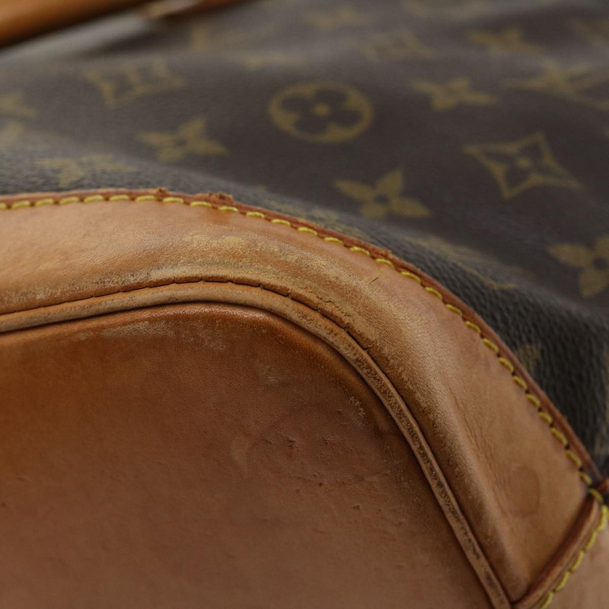 LOUIS VUITTON Monogram Alma Hand Bag M51130 LV Auth 36800