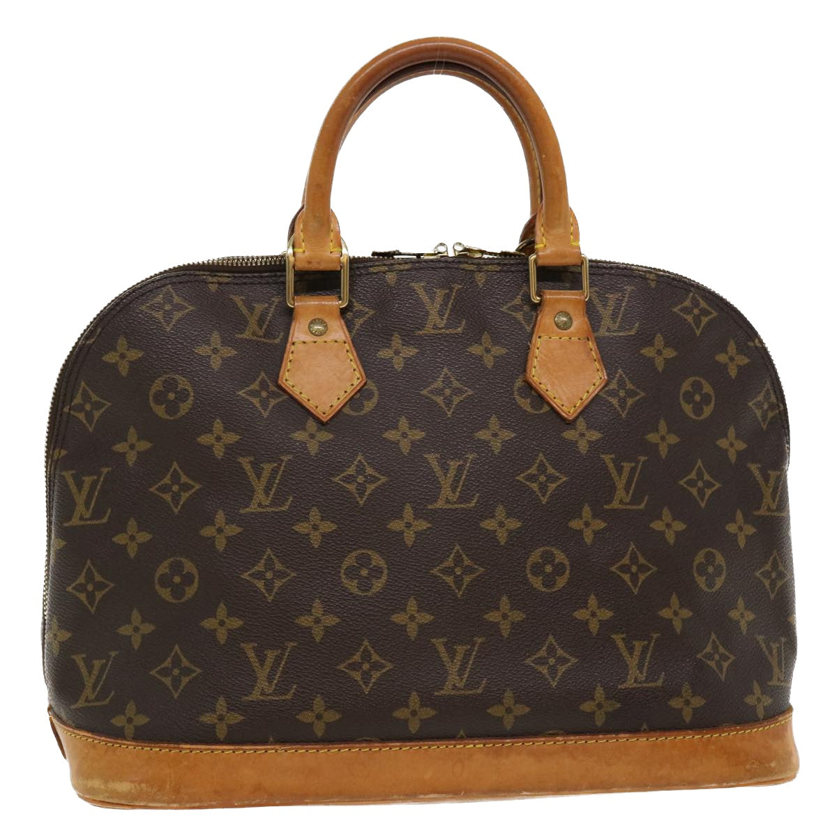 LOUIS VUITTON Monogram Alma Hand Bag M51130 LV Auth 36800