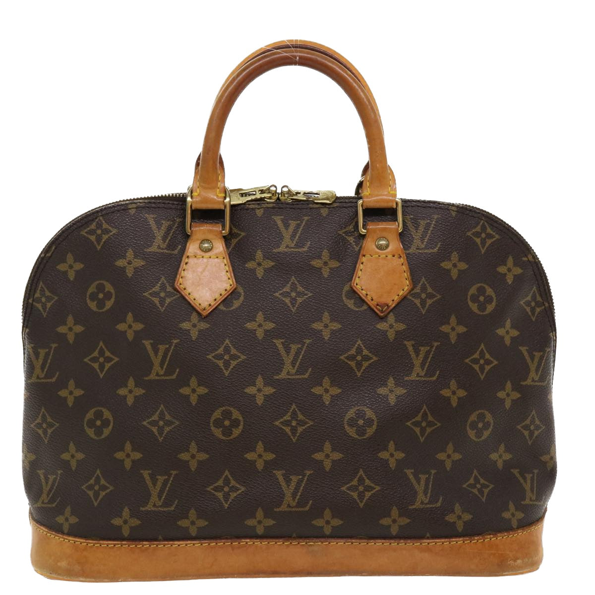 LOUIS VUITTON Monogram Alma Hand Bag M51130 LV Auth 36800