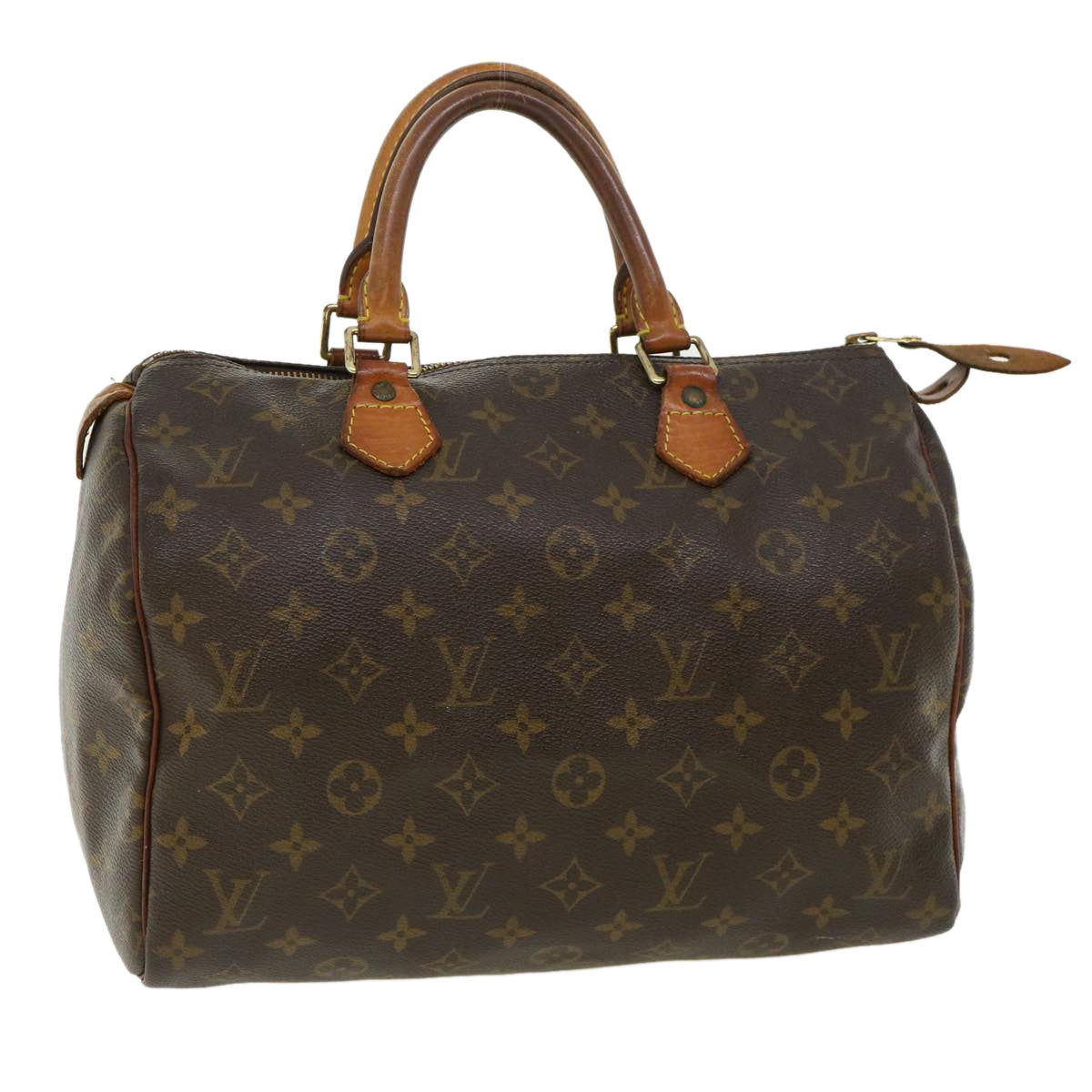 LOUIS VUITTON Monogram Speedy 30 Hand Bag M41526 LV Auth 36829