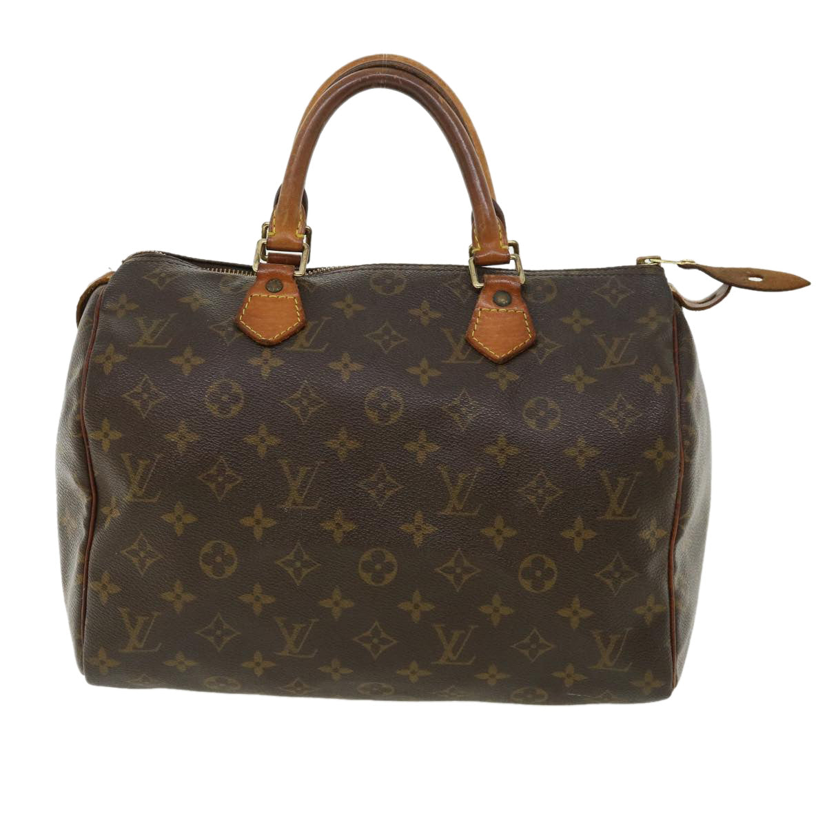 LOUIS VUITTON Monogram Speedy 30 Hand Bag M41526 LV Auth 36829