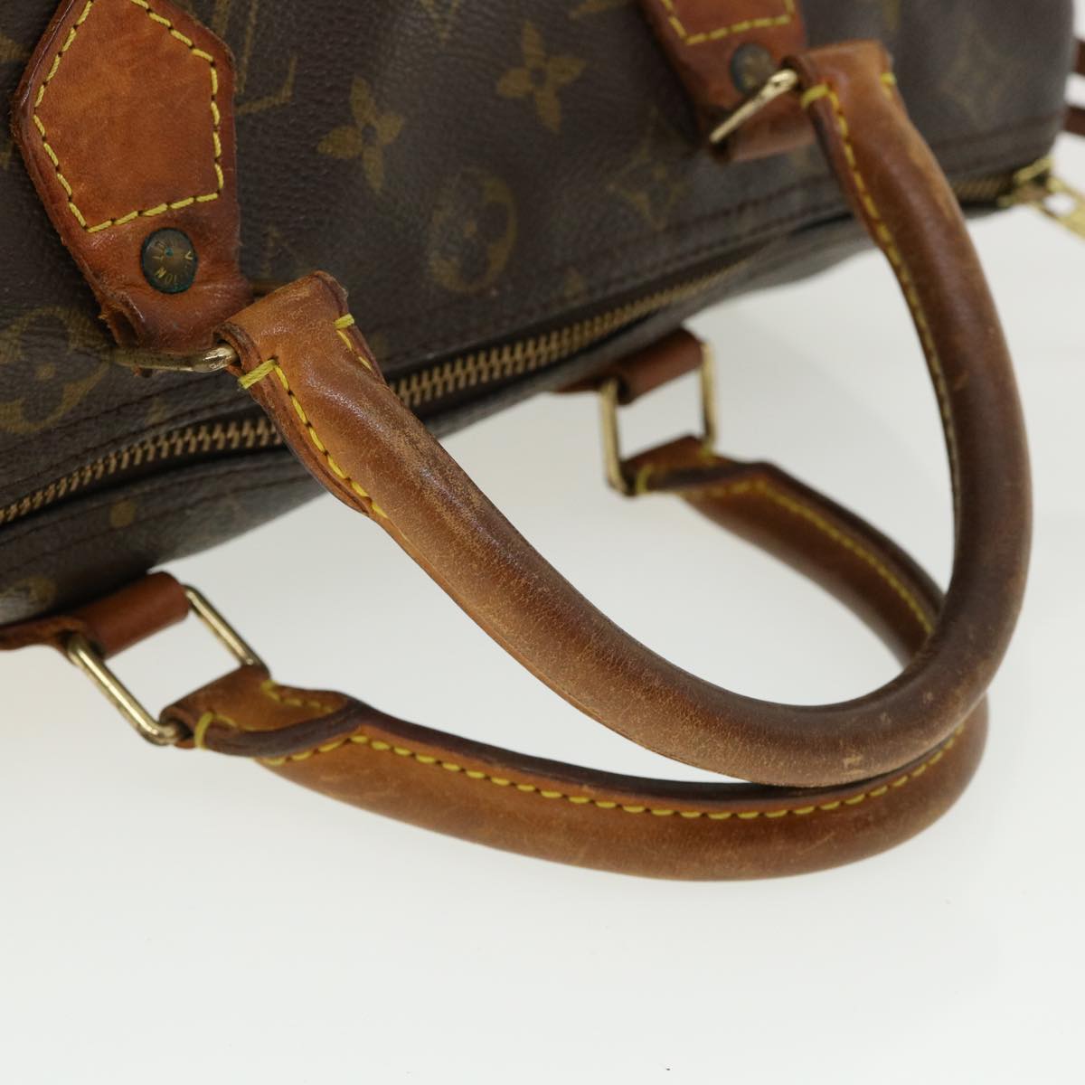 LOUIS VUITTON Monogram Speedy 30 Hand Bag M41526 LV Auth 36829