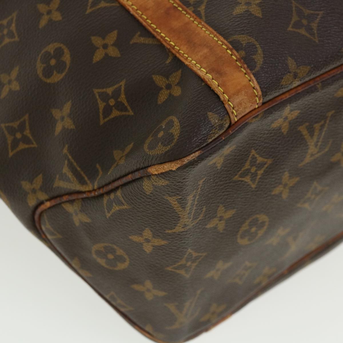 LOUIS VUITTON Monogram Sac Shopping Tote Bag M51108 LV Auth 36830