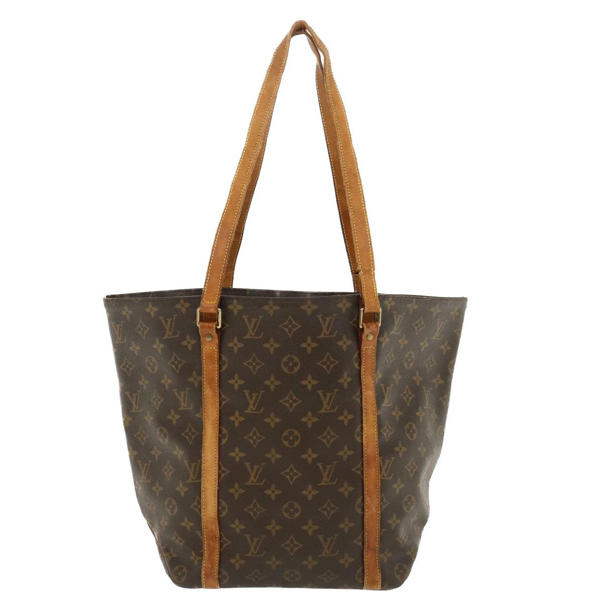 LOUIS VUITTON Monogram Sac Shopping Tote Bag M51108 LV Auth 36830