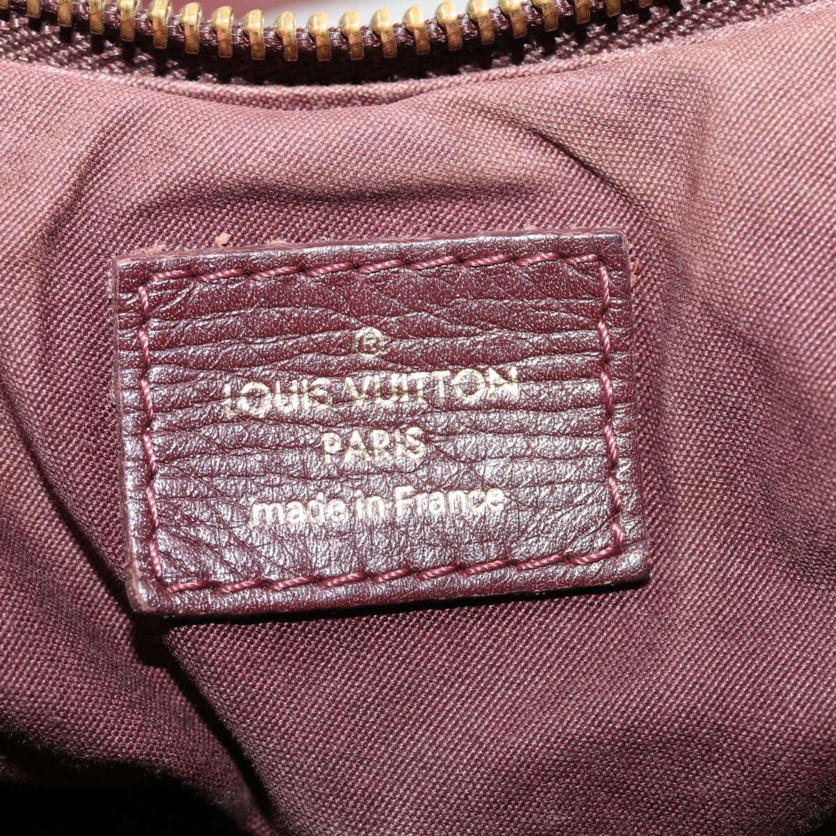 LOUIS VUITTON Monogram Idylle Rhapsody MM Shoulder Bag Sepia M40405 Auth 36842