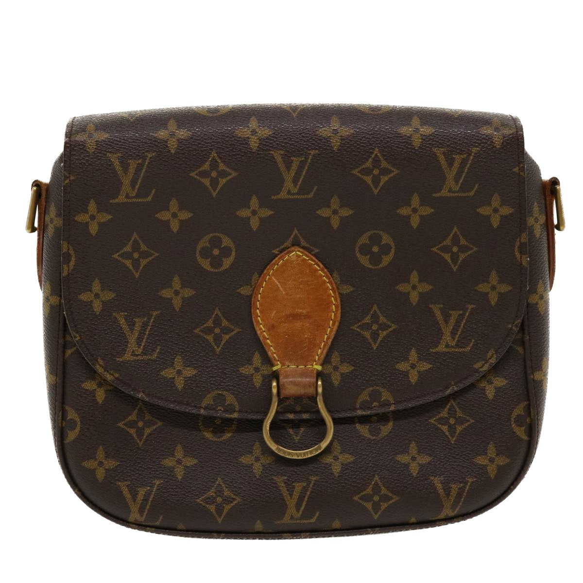 LOUIS VUITTON Monogram Saint Cloud GM Shoulder Bag M51242 LV Auth 36853