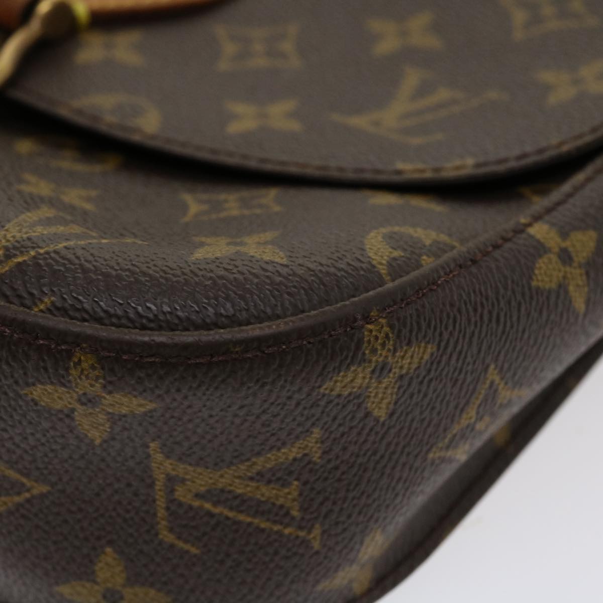 LOUIS VUITTON Monogram Saint Cloud GM Shoulder Bag M51242 LV Auth 36853