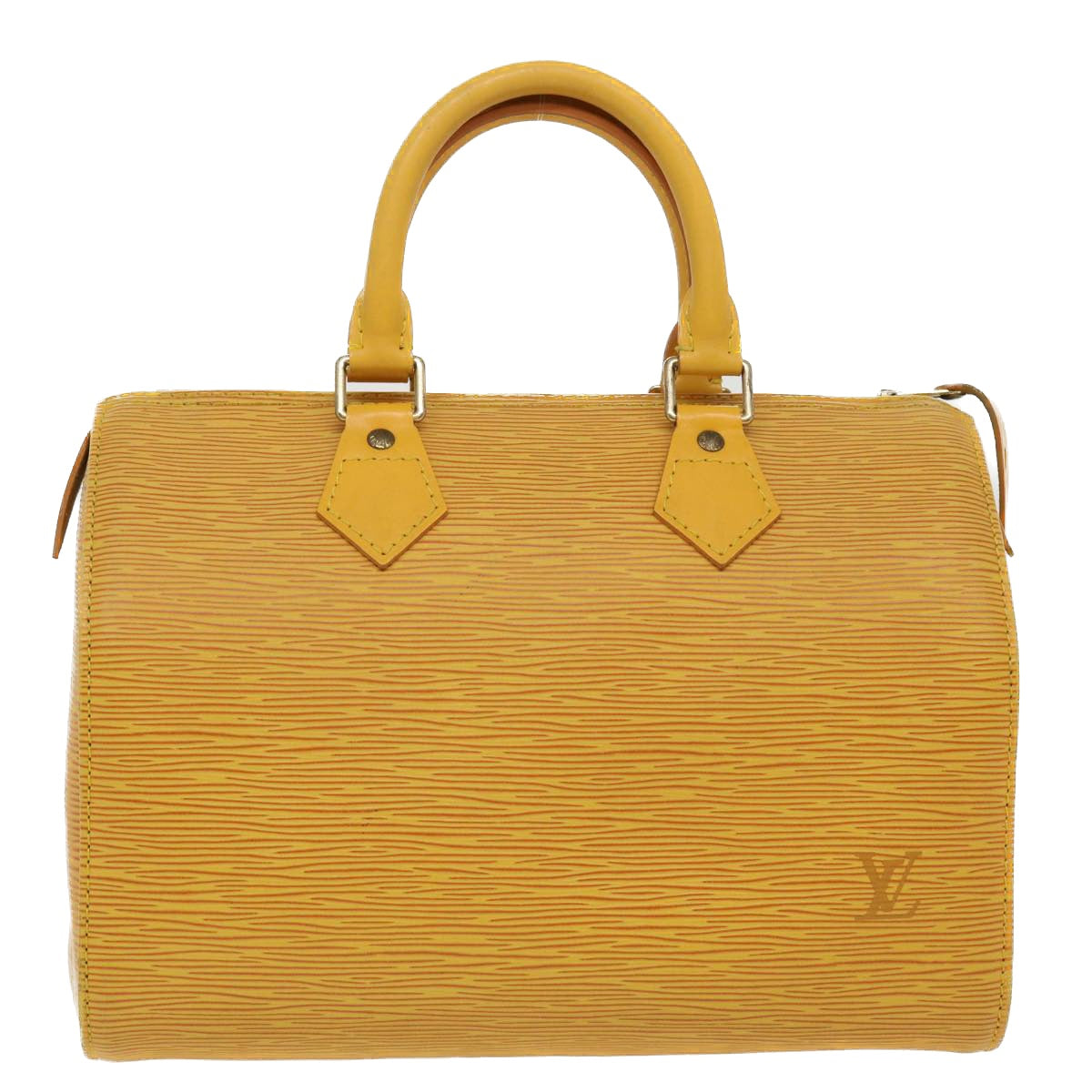 LOUIS VUITTON Epi Speedy 25 Hand Bag Tassili Yellow M43019 LV Auth 36854