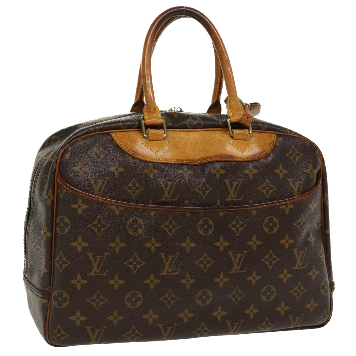 LOUIS VUITTON Monogram Deauville Hand Bag M47270 LV Auth 36857