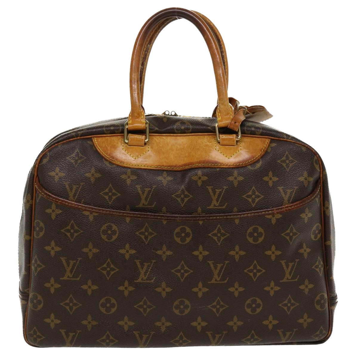 LOUIS VUITTON Monogram Deauville Hand Bag M47270 LV Auth 36857