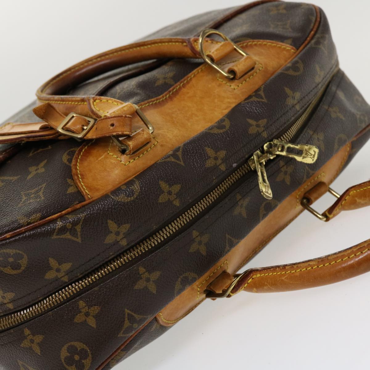 LOUIS VUITTON Monogram Deauville Hand Bag M47270 LV Auth 36857