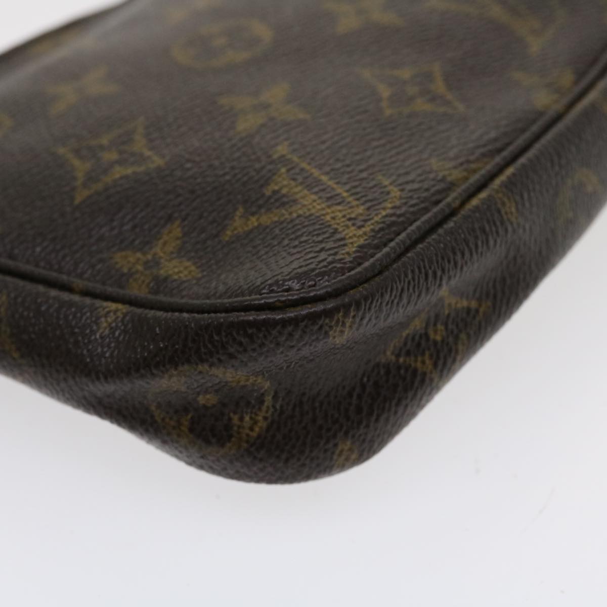 LOUIS VUITTON Monogram Pochette Accessoires Pouch M51980 LV Auth 36863