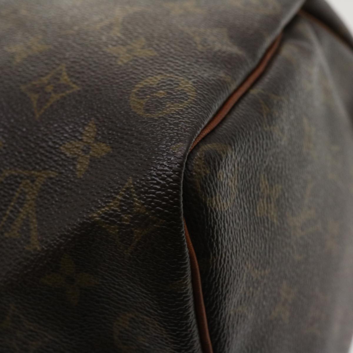 LOUIS VUITTON Monogram Speedy 35 Hand Bag M41524 LV Auth 36867