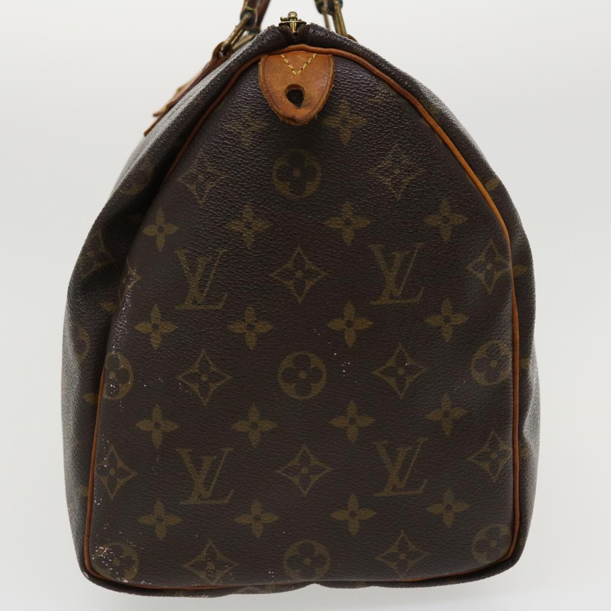 LOUIS VUITTON Monogram Speedy 35 Hand Bag M41524 LV Auth 36867