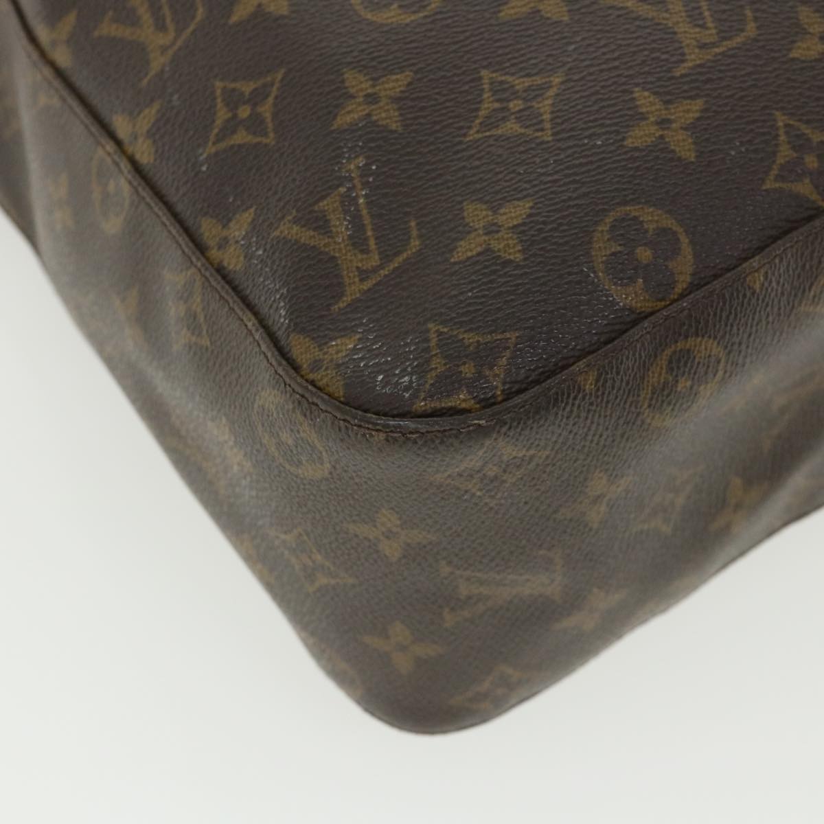 LOUIS VUITTON Monogram Looping GM Shoulder Bag M51145 LV Auth 36880