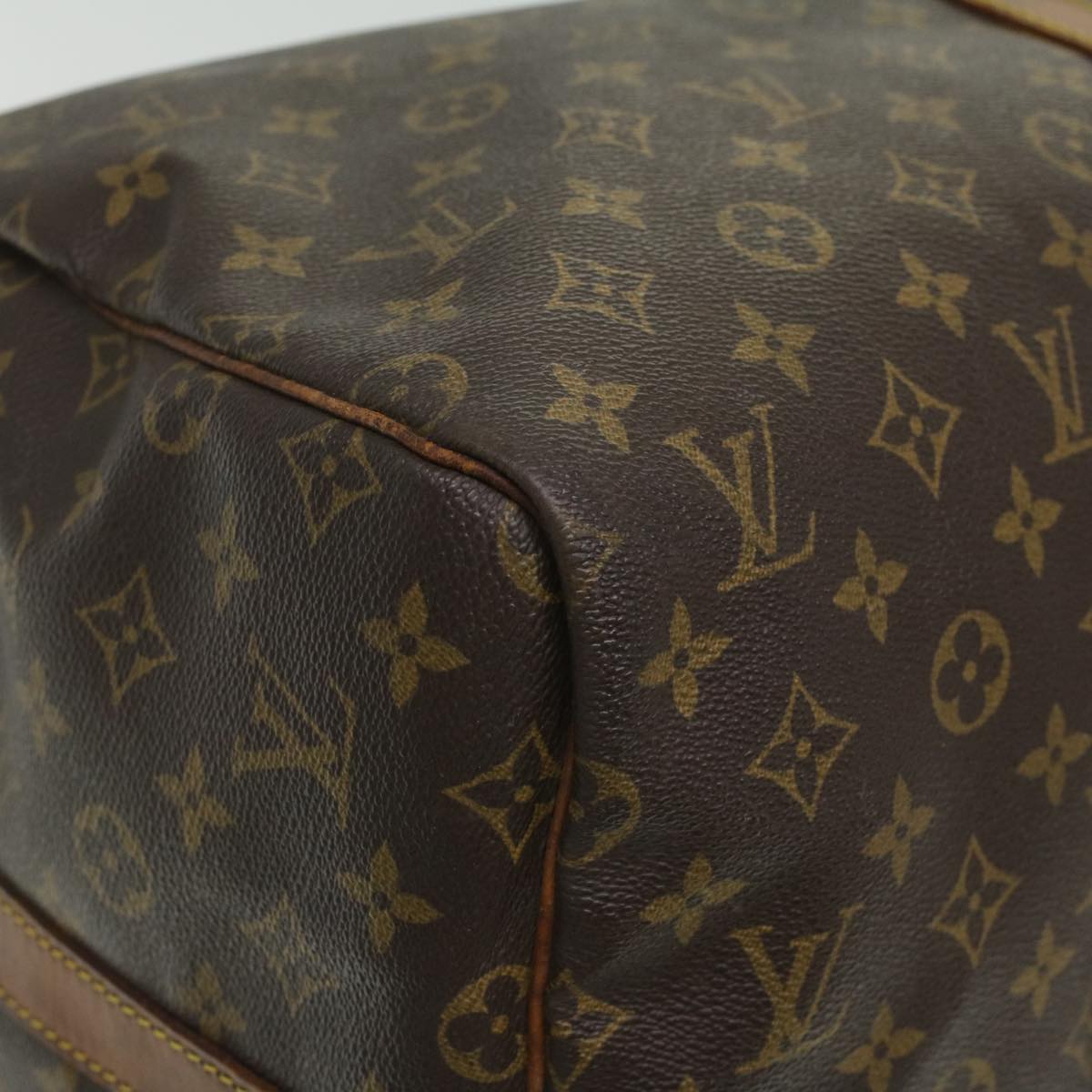 LOUIS VUITTON Monogram Keepall Bandouliere 55 Boston Bag M41414 LV Auth 36893