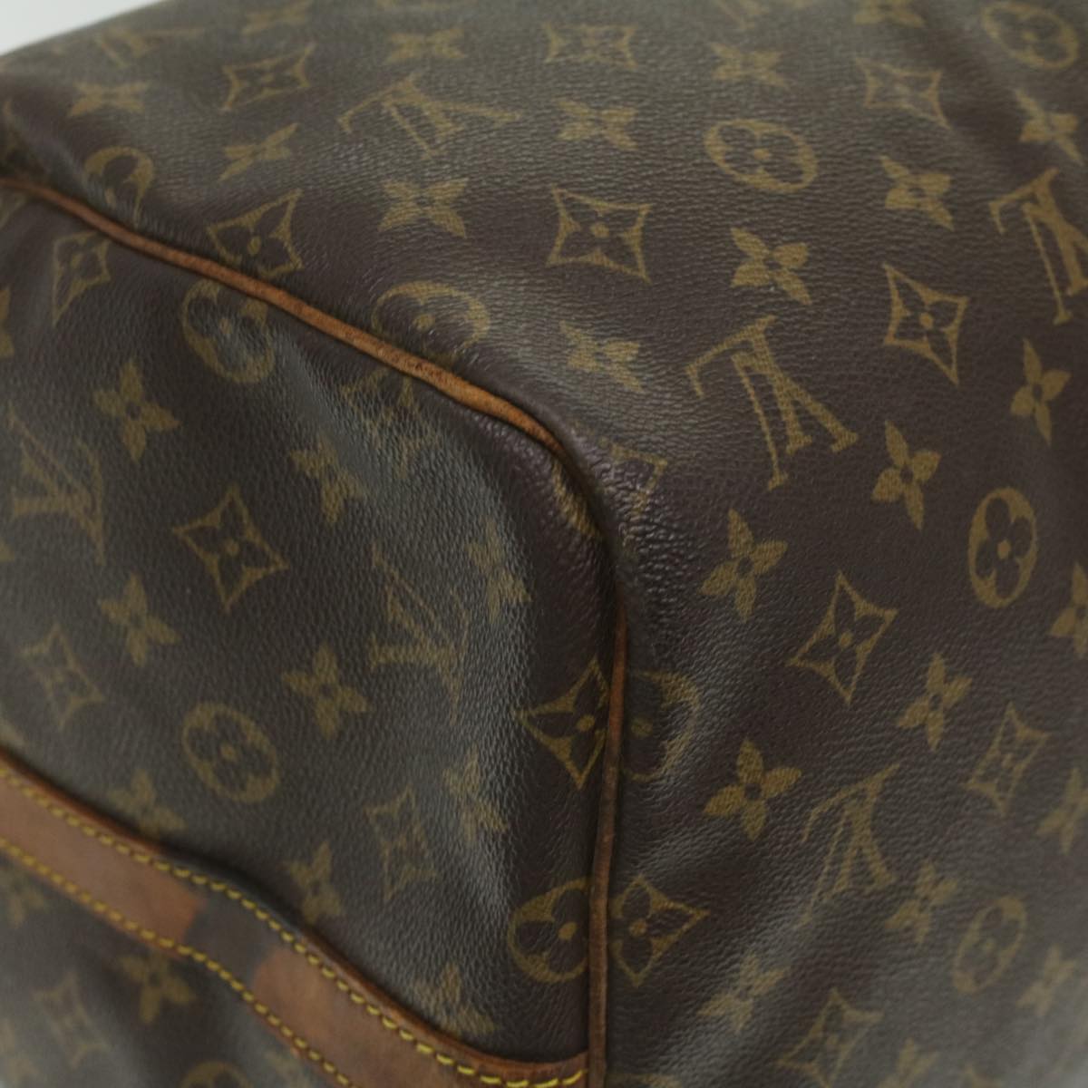 LOUIS VUITTON Monogram Keepall Bandouliere 55 Boston Bag M41414 LV Auth 36893