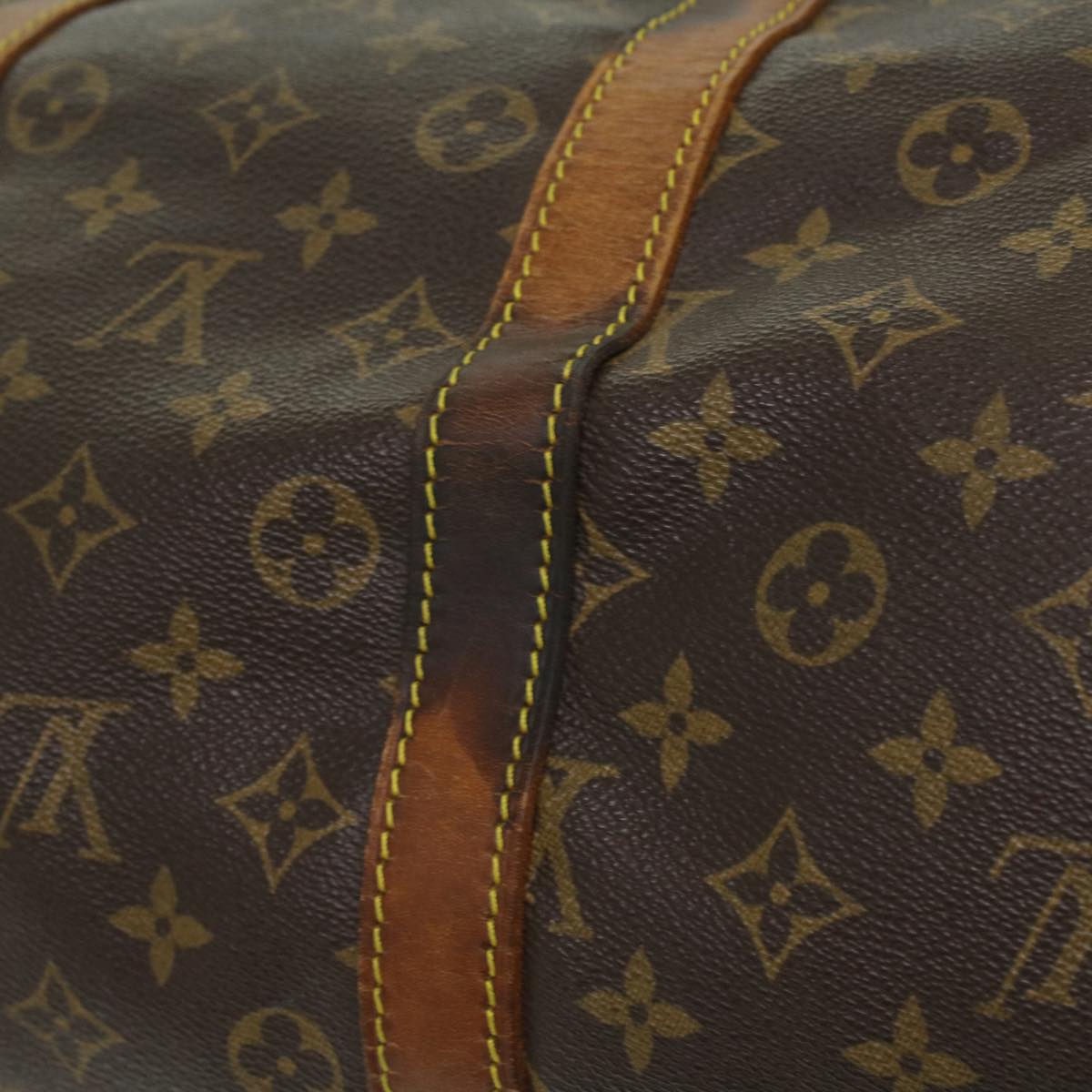 LOUIS VUITTON Monogram Keepall Bandouliere 55 Boston Bag M41414 LV Auth 36893