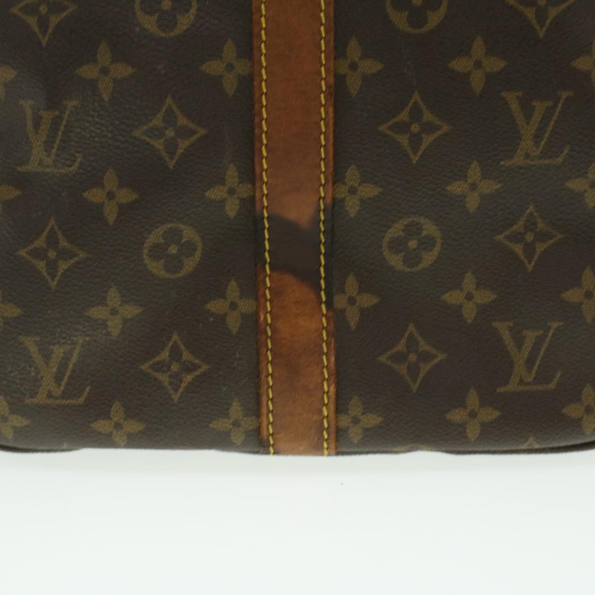 LOUIS VUITTON Monogram Keepall Bandouliere 55 Boston Bag M41414 LV Auth 36893